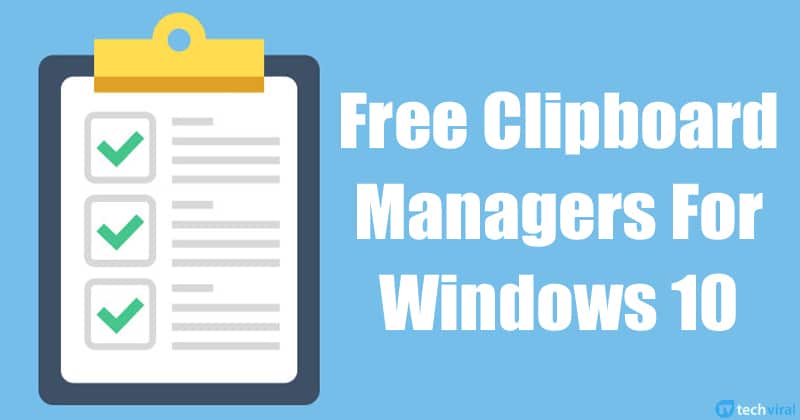 windows clipboard manager windows clipper