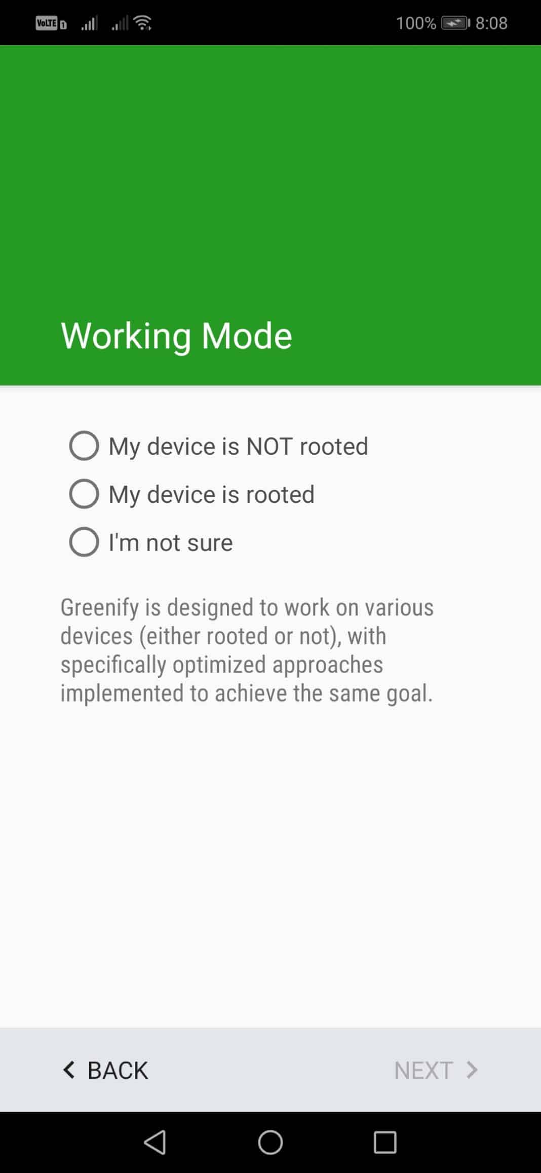 greenify non root