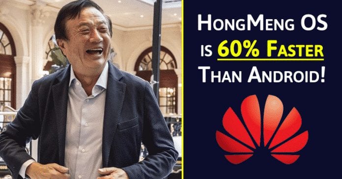 Huawei's HongMeng OS is 60% Faster Than Android!!