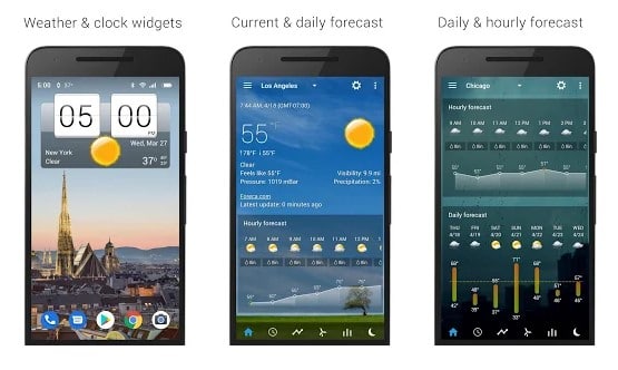 10 Best Free Weather Widgets For Android - 1