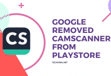 Google booted camscanner from playstore