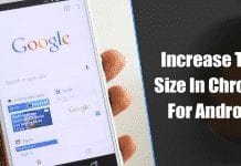 How To Increase Text Size In Chrome For Android