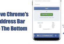 How To Move Chrome's Address Bar To The Bottom Of Your Screen