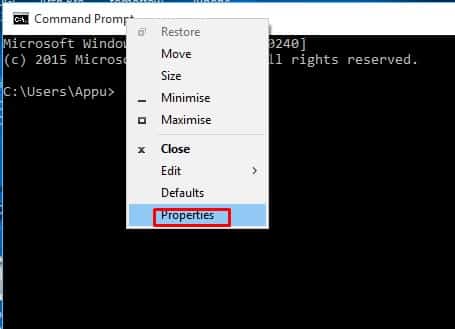 Change Command Prompt Color In Windows 10