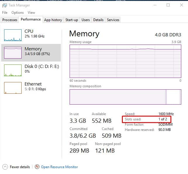 How To Check Used and Empty RAM Slots on Windows 10 - 27