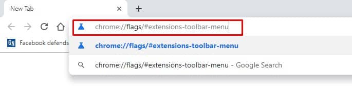 Enable Chrome's New Extension Menu
