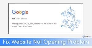 How to Fix Some Websites Not Loading/Opening in Browser