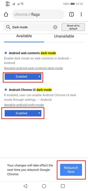 How to Force Dark Mode on Web Pages in Google Chrome - 51