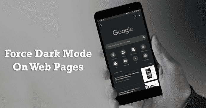 Force Dark Mode on Web Pages in Google Chrome