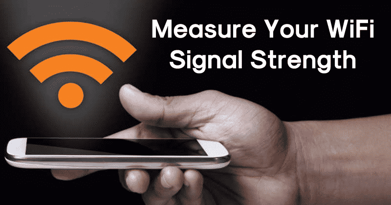 measure wifi signal strength mac