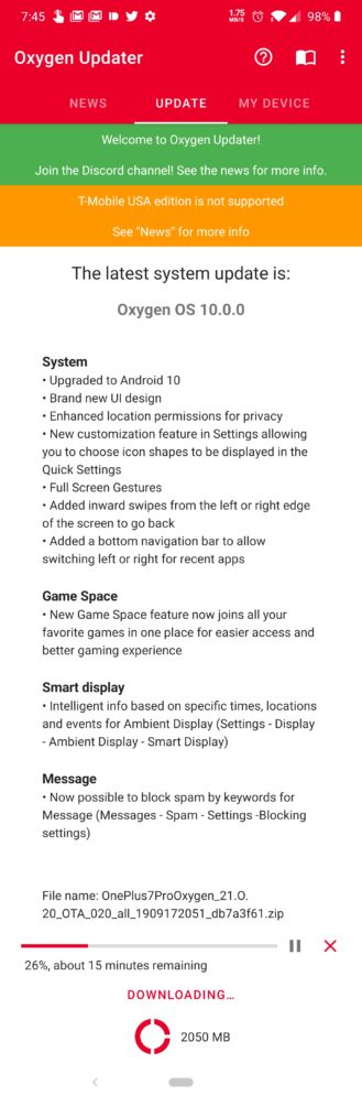 How to Update the OnePlus 7   7 Pro to Android 10   OxygenOS 10 0 - 40