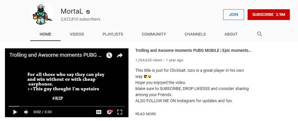 Top 5 PUBG Mobile Streamers On YouTube In India - 16