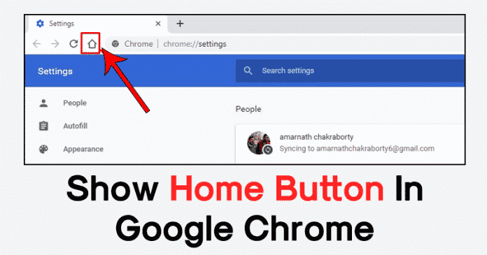 How To Show The Home Button In Google Chrome - 59
