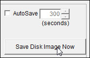 To save disk image, click on the 'Save disk image now'