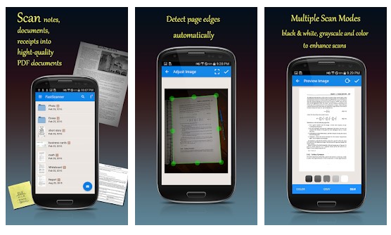 Fast Scanner Δωρεάν σάρωση PDF