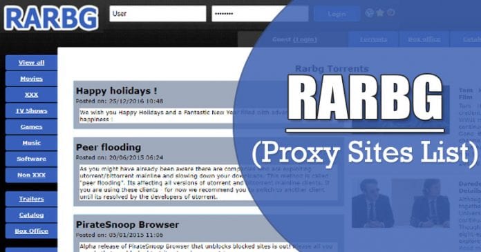 RARBG Proxy Sites List in 2020 (100% Working RARBG Mirror Sites)