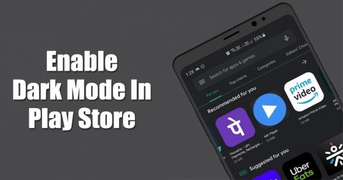 How To Enable Dark Mode In Google Play Store
