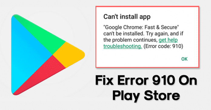 How to Solve Google Play Store Error 910 - Raphblog | Computer ...