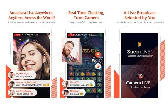 Mobizen Live Stream pro YouTube