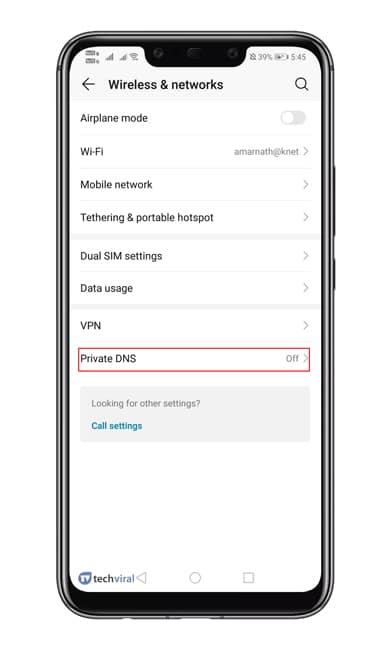 private dns adguard android