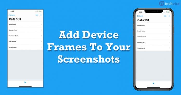 How To Add Device Frames To Your Screenshots