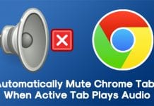 How To Automatically Mute Chrome Tabs When Active Tab Plays Audio