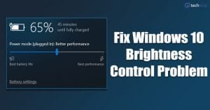 How To Fix Windows 10 Brightness Control Not Working Problem