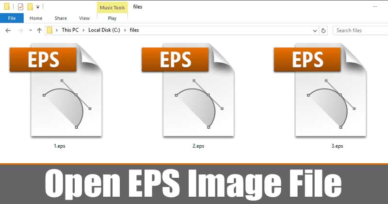 Open an EPS Image File in Windows 10
