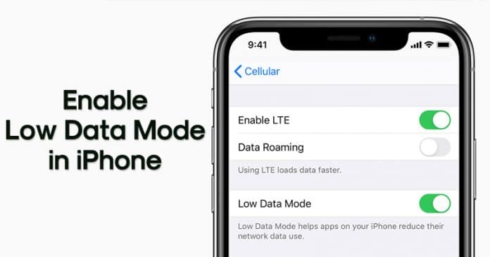 Jak používat Apple Low Data Mode v iOS 13