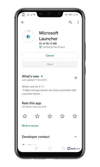 Nainstalujte Microsoft Launcher