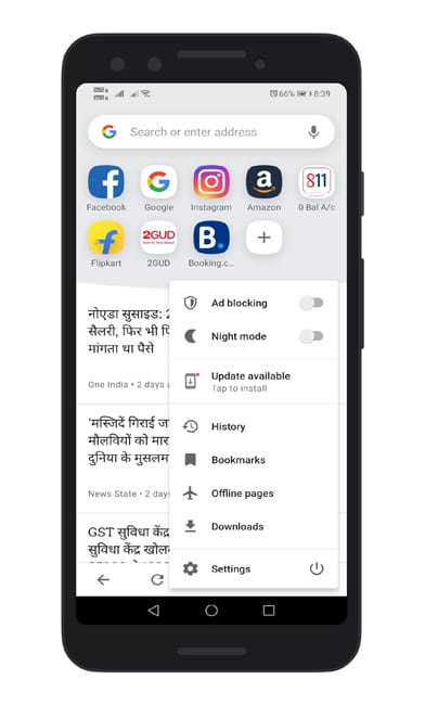 How To Customize The Opera Browser For Android - 96