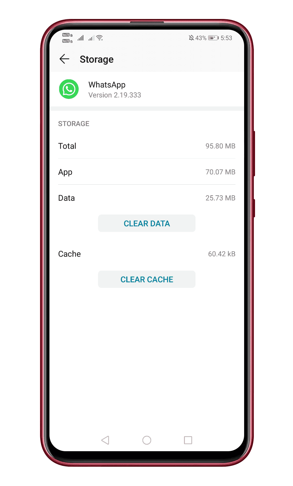 Remove App Cache