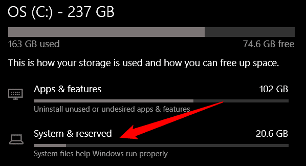 How to Disable  Reserved Storage  on Windows 10 - 45