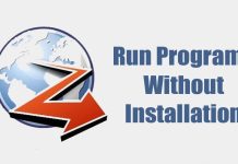 How to Run Any Windows Programs Without Installing Them