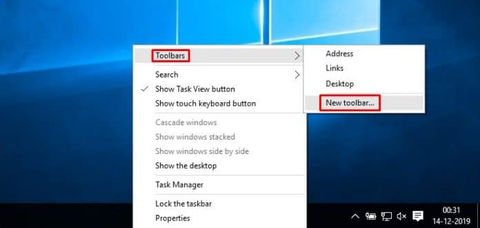 Cara Agar Icon Taskbar Rata Tengah di Windows 10