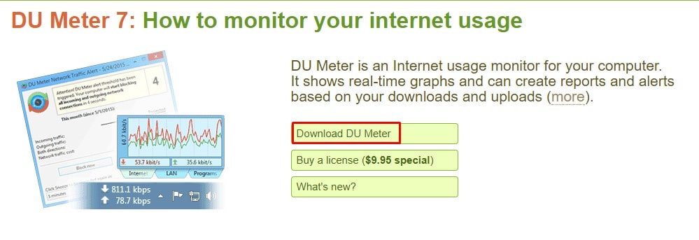 Download du meter