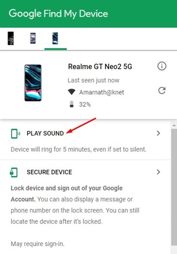 How to Locate and Ring Android Phone When in Silent Mode - 99