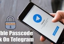 How To Enable Passcode Lock Feature On Telegram