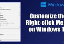 How to Customize the Right-click Menu on Windows 10 PC