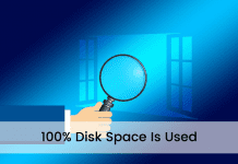 100% Disk Space Is Used