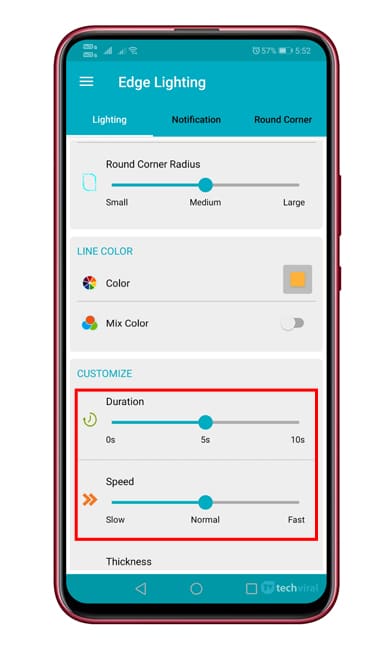 How To Get Edge Lighting Feature on any Android Device - 9