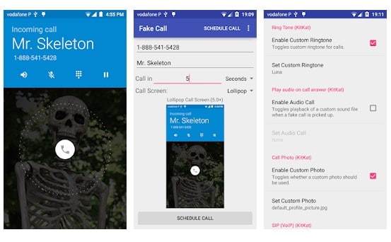 fake call app for android