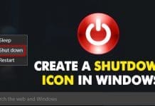 How To Create a Shutdown Icon on Windows 10 PC