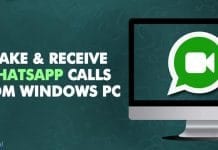 How To Make & Receive WhatsApp Calls From PC