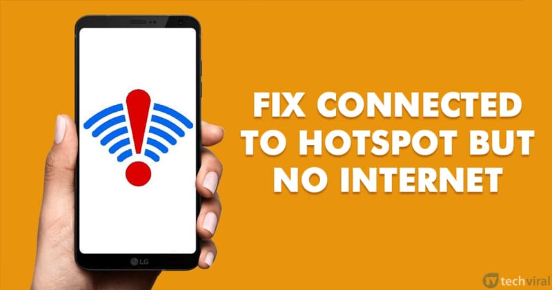 iphone hotspot no internet access