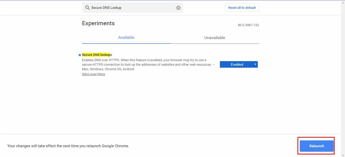 How To Enable DNS over HTTPS in Google Chrome Browser - 90