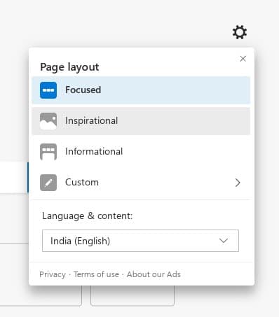 How To Customize the New Tab Page Of Edge Browser - 89