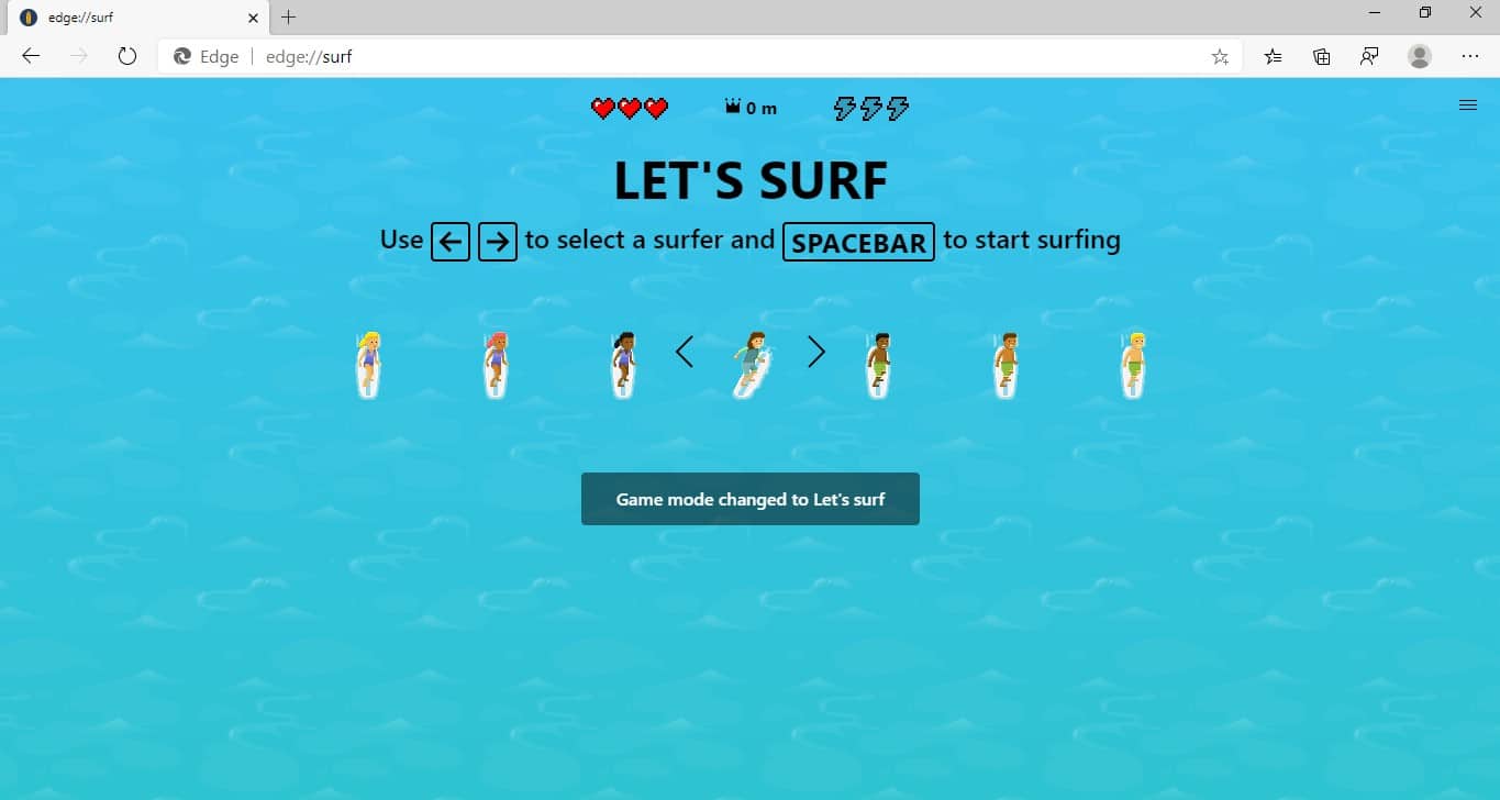 Microsoft Edge Surf game now available on Android for Canary channel users  - MSPoweruser