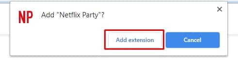 Click on 'Add Extension' button