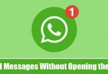 How To Read WhatsApp Message Without The Sender Knowing